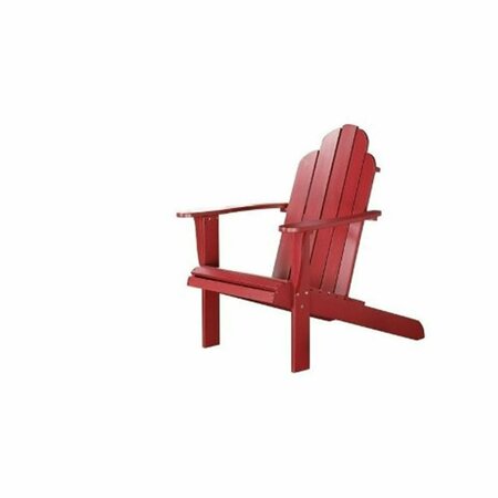 LINON HOME DCOR Red Adirondack Chair 21150RED-01-KD-U